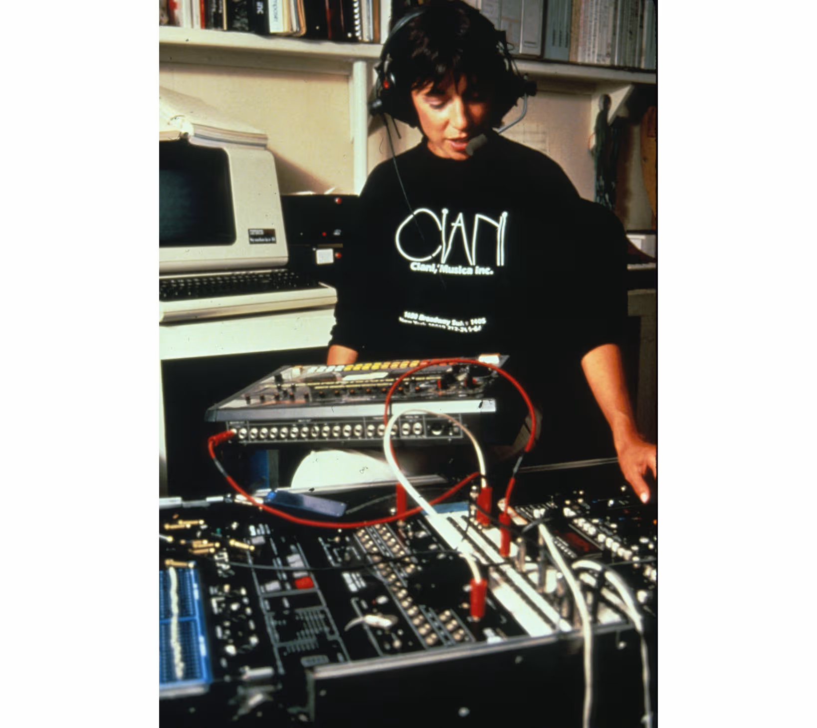 Suzanne working at home. Image from The Paris Review.